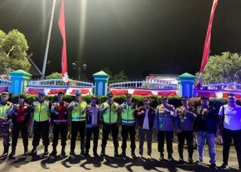 Gabungan Tim Polres Sarolangun Patroli Skala Besar Aman Untuk Warga Masyarakat