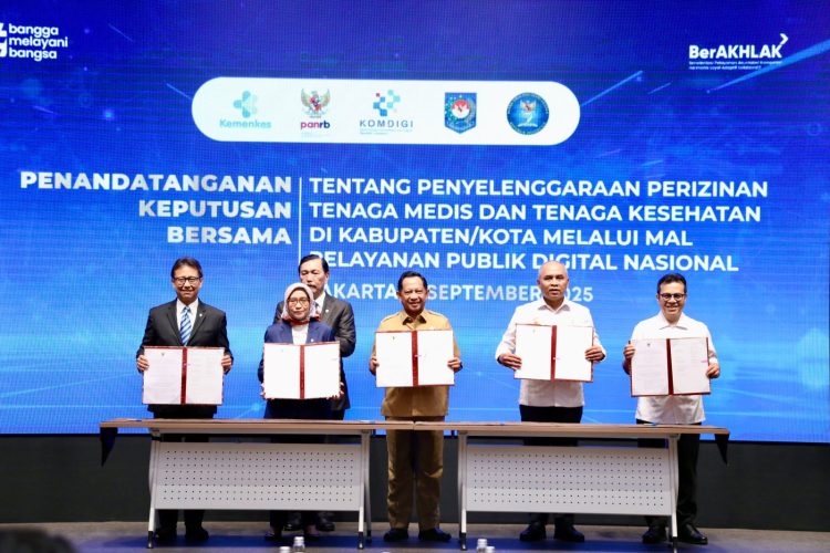 Mendagri Dukung Perizinan Tenaga Medis dan Kesehatan melalui MPP Digital Nasional