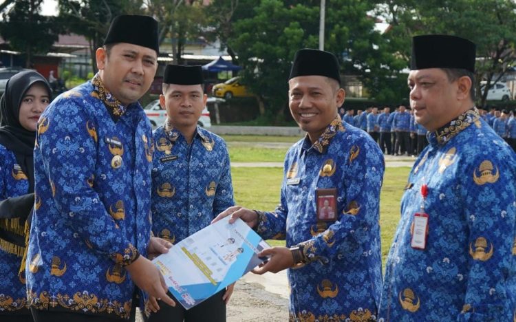 Pimpin Apel Besar Pegawai Merangin, Bupati H M Syukur Tekankan Disiplin, Satu PNS Dipecat Dua dalam Proses