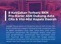 Delapan Kebijakan Terbaru BKN Pro-Karier ASN, Dukung Asta Cita Presiden dan Visi-Misi Kepala Daerah, Ini Daftarnya