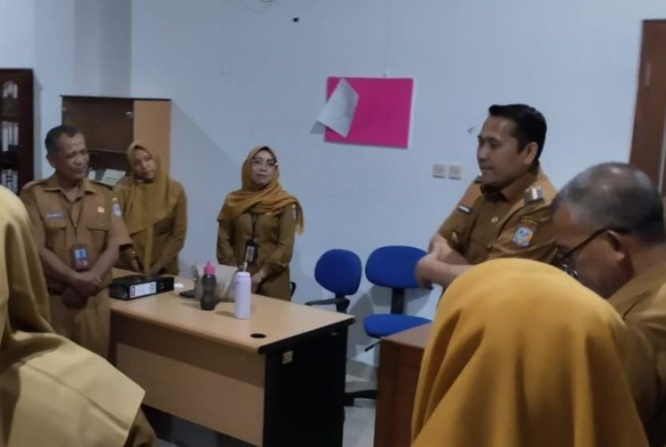 Pasca Pelantikan Pejabat, Bupati Merangin H M Syukur Sidak ke OPD