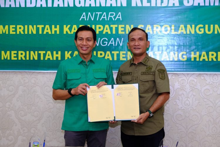Pemkab Batang Hari Tandatangani MoU dengan Pemkab Sarolangun