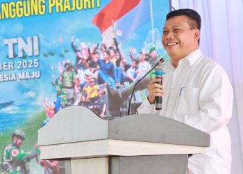 Wakil Bupati Katamso Hadiri Syukuran HUT ke-80 TNI di Kodim 0419/Tanjab