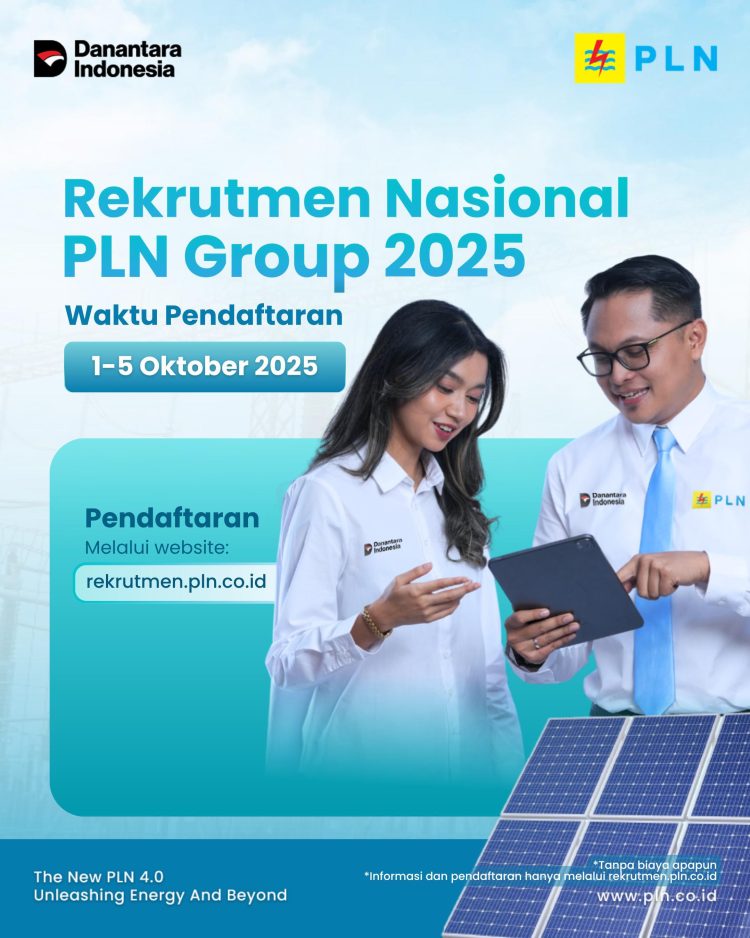 PLN Buka Lowongan Kerja bagi Lulusan D3 sampai S2 di Seluruh Indonesia, Pendaftaran Melalui _website_ resmi rekrutmen.pln.co.id