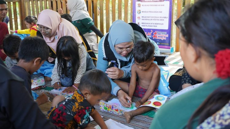 Bunda PAUD Merangin Kunker ke Desa Muara Delang