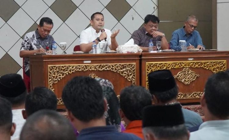 Bupati Merangin H M Syukur Pimpin Rakor Pengurangan Alokasi Dana Transfer Daerah