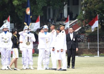 Wamendagri Akhmad Wiyagus Pimpin Upacara Pengukuhan Praja Pratama IPDN Angkatan XXXVIÂ