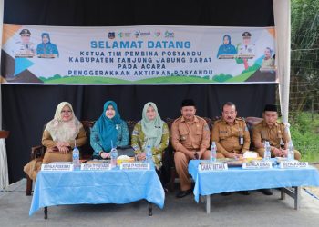 Ketua Tim Pembina Posyandu Tanjab Barat Canangkan Gerakan Aktifkan Posyandu 2025 di Desa Mandala Jaya