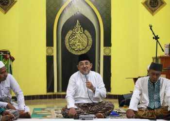 Bupati Anwar Sadat Safari Subuh di Masjid Nurul Huda BTN Selempang Merah