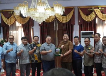 Bahas Kisruh di Renah Alai, Bupati Merangin H M Syukur Terima Kunjungan Bupati Bengkulu Selatan