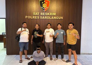 Pelaku Penyerang Terhadap Aparat Keamanan PT.Agrindo Di Amankan Tim Macan PsekoSarolangun Polres Sarolangun 