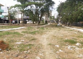 Tambah Ruang Terbuka Hijau, Eks Taman PKK Merangin Sedang Dibangun dilengkapi Jogging Track dan Bermain Anak-Anak