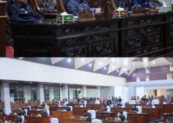 Rapat Paripurna DPRD Merangin, Bupati H M Syukur Jawab Pandangan Fraksi Jabarkan Kondisi APBD 2026