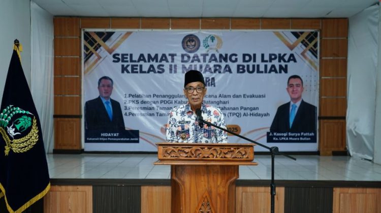 Wabup Bakhtiar Dorong Pembinaan Karakter dan Kemandirian Anak di LPKA Muara Bulian