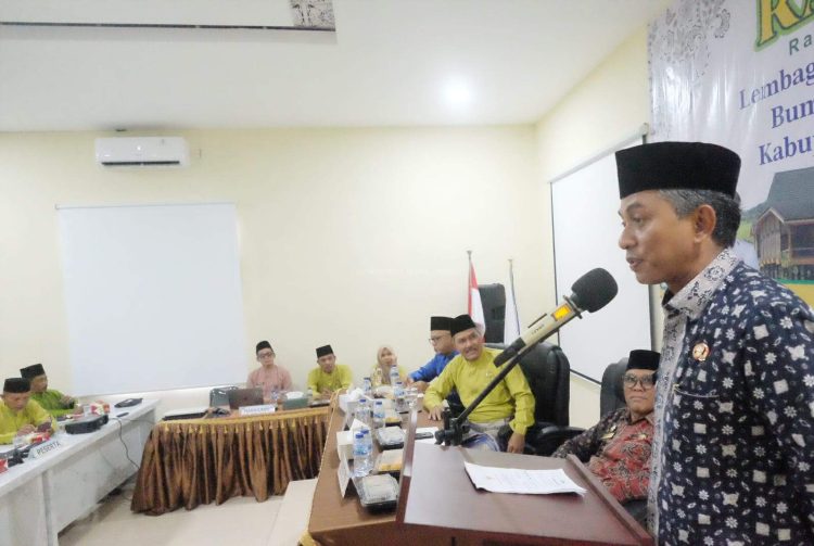 Wabup Junaidi H. Mahir Buka Rakerda LAM Bumi Sailun Salimbai