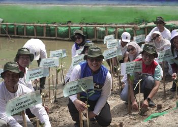 Kolaborasi PHE ONWJ dan Elnusa Perkuat Pesisir Karawang: Tanam Harapan, Tumbuhkan Generasi Peduli Bumi