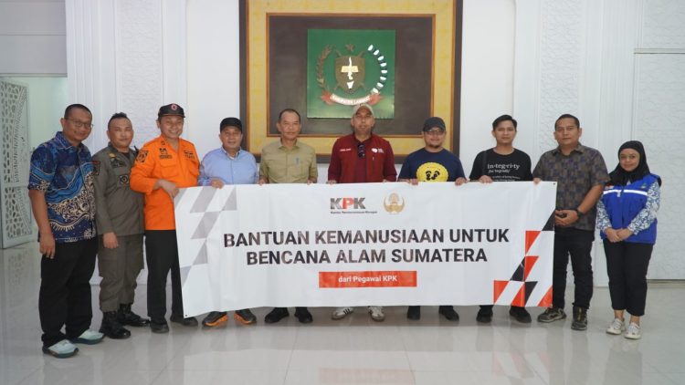 Wujud Solidaritas, KPK Galang Donasi Bagi Korban Bencana Sumut dan Aceh
