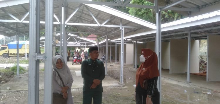 Bupati H M Syukur Tata Pasar Bawah Bangko, 11 Kios Buah Dipindahkan ke Lokasi Baru