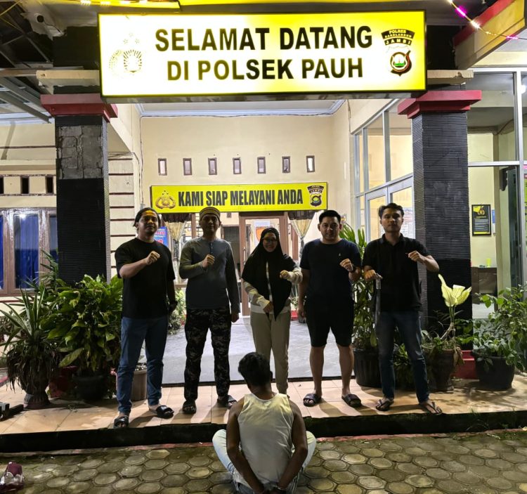 ‎Warga Pauh Laporkan ke Polsek Terkait Pengancaman Dengan gunakan Sajam Pelaku ditangkap dan diamankan  ‎
