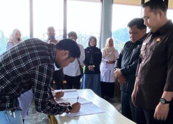 Teken MoU dengan Perbankan, Bupati M. Syukur Optimalkan Sumber Pendapatan Daerah