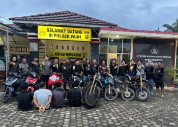 ‎Lagi lagi Bersama Tim Macan Pseko Berhasil Tangkap 4 Sindikat Curanmor Di Kecamatan Pauh