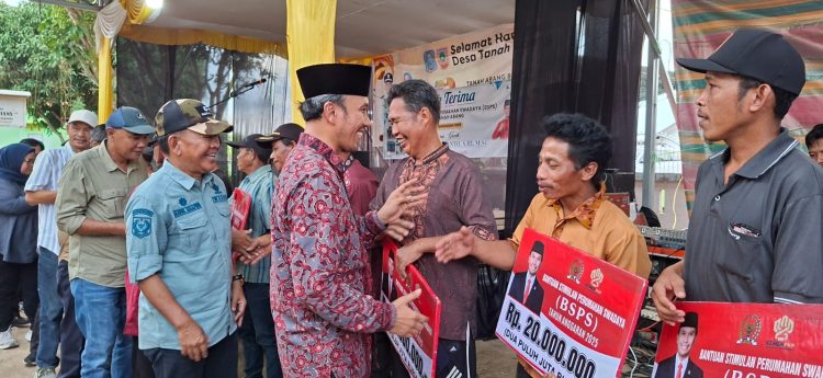 Wabup Merangin Khafidh Hadiri Peresmian 159 Unit Bedah Rumah BSPS di Tanah Abang