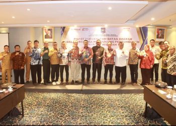 Dipimpin Wabup Katamso, Tanjab Barat Dorong Kepastian Batas Wilayah ke TPBD Pusat