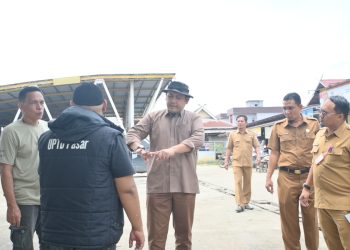 Pasar Rakyat Bakal Dipercantik, Bupati M. Syukur : Kebersihan Harus Diperhatikan