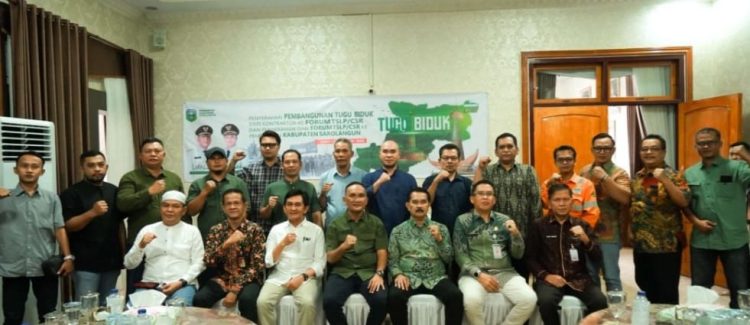 ‎Pembangunan Tugu Biduk Sarolangun Sukses Melalui Forum CSR Sangat di Apresiasi Ketua DPRD Sarolangun