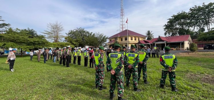 ‎Apel Gabungan Pengamanan Dan Melaksanakan Kegiatan Masyarakat Bersama Polres Sarolangun,TNI Dan Unsur Terkait 