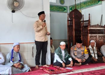 ‎Bupati Sarolangun Dampingi Gubernur Jambi Laksanakan Kegiatan Safari Ramadhan 1447/H 2026.