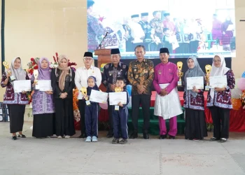 Wabup Junaidi H. Mahir Hadiri HUT Kampung Desa Tangkit ke-70