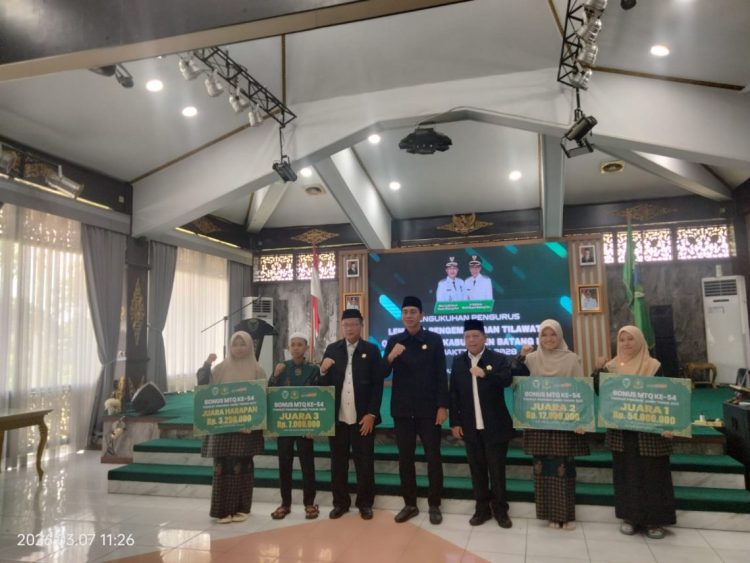 Bupati Fadhil Arief Kukuhkan Pengurus LPTQ 2025–2028