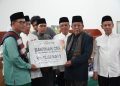 Wagub Jambi Serahkan Bantuan Stunting, CSR dan BAZNAS di Safari Ramadhan Tanjab Timur