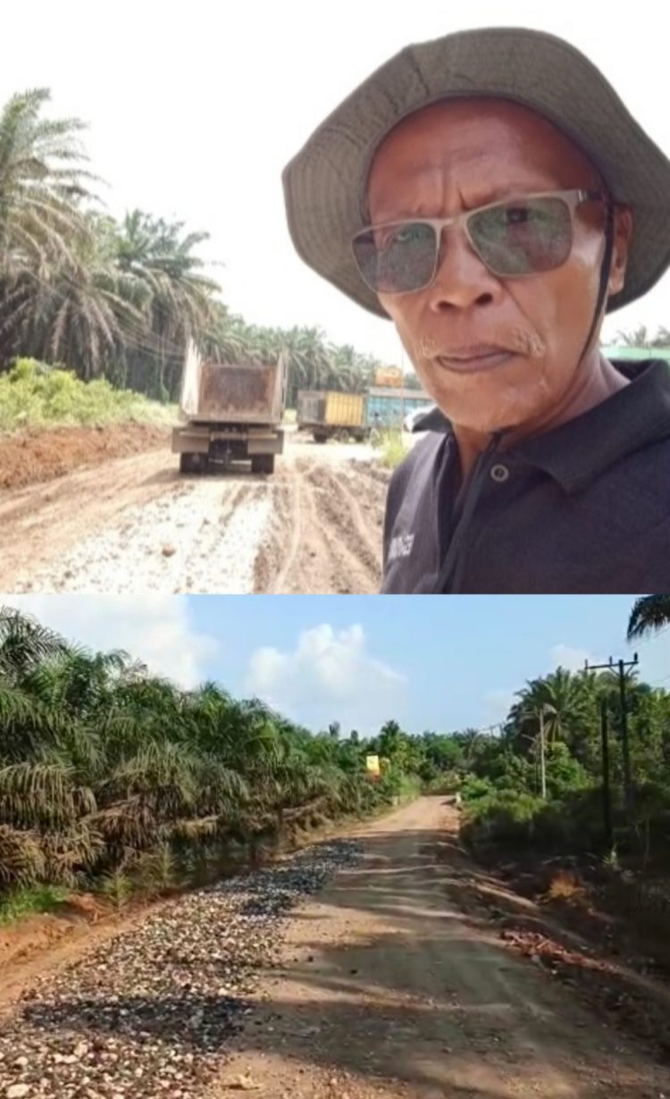 Jelang Lebaran Idul Fitri, H. Sukar Anggota DPRD Merangin Dapil III Pamenang Perbaiki Jalan Gunakan Dana Pribadi