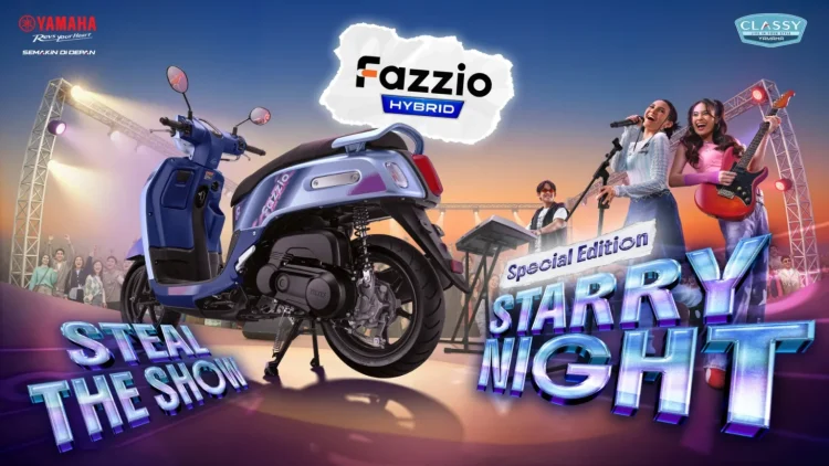 Steal the Show! Fazzio Hybrid Starry Night Edisi Spesial Yamaha Jadi Magnet Anak Skena Jambi