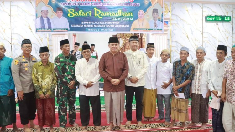 Wabup Katamso Gelar Safari Ramadan di Masjid Al-ULA Desa Penyabungan Kecamatan Merlung
