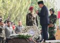 Menhan Sjafrie Hadiri Pemakaman Militer Mayor Inf Anumerta Zulmi Aditya di TMP Cikutra yang Gugur di Lebanon