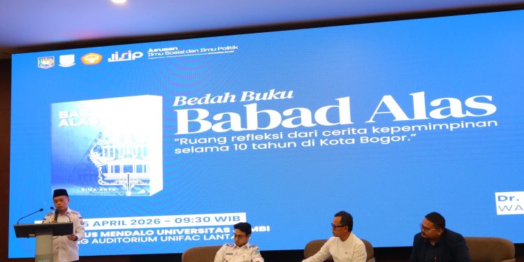 Gubernur Al Haris Hadiri Bedah Buku Babad Alas, karya Autobiografi-Reflektif Wamendagri Bima Arya Sugiarto