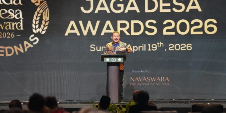 Jaksa Agung ST.Burhanuddin Beri Pengarahan di Acara ABPEDNAS Jaga Desa Award 2026