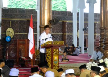 Wagub Sani Ajak Perkuat Ukhuwah dan Sinergi Umat dalam Tabligh Akbar Pemprov bersama BKMT Provinsi Jambi