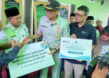 Gerak Cepat 1×24 Jam, PT Jasa Raharja Serahkan Santunan Rp50 Juta untuk Korban Kecelakaan Kereta di Bekasi Timur