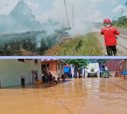 BNPB Himpun Peristiwa Bencana, diantaranya Kebakaran Hutan dan Lahan di Kabupaten Batang Hari dan Banjir di Sarolangun Jambi