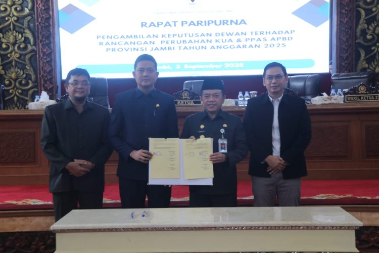 Gubernur Al Haris dan DPRD Provinsi Jambi Sepakati Perubahan KUA & PPAS APBD Provinsi Jambi Tahun Anggaran 2025