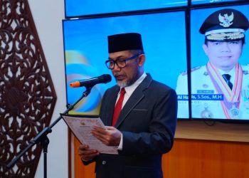 Sekda Sudirman Lantik Pejabat Administrator, Pengawas, dan Fungsional di Lingkup Pemprov Jambi