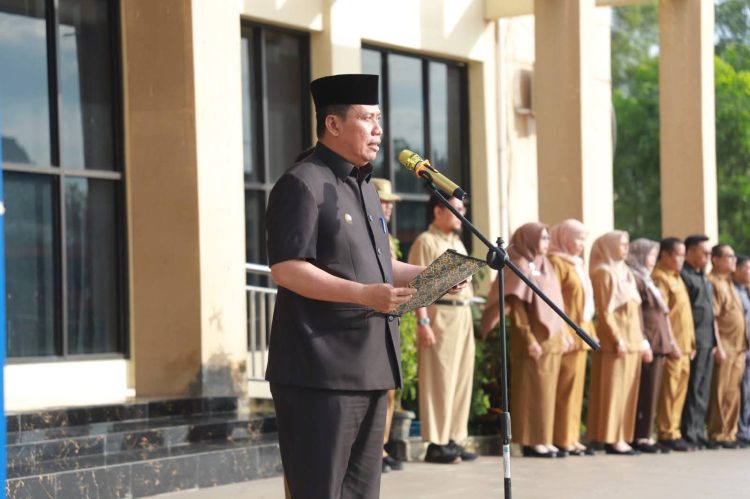 Wabup Katamso Pimpin Apel Gabungan, Tegaskan Sinergi dan Kinerja ASN untuk Pelayanan Prima