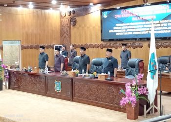 Bupati Anwar Sadat Hadiri Paripurna, DPRD Sampaikan Pemandangan Umum Fraksi atas LKPJ 2025