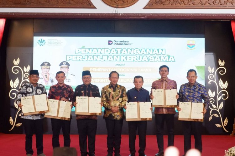 Bupati Anwar Sadat Hadiri Penandatanganan PSEL, Dorong Sampah Jadi Energi Listrik di Jambi Raya