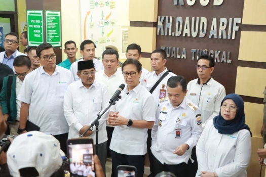 Kedatangan Menkes Dan Gubernur Jambi di RSUD KH Daud Arif, Momen Penting Kemajuan Kesehatan Tanjab Barat