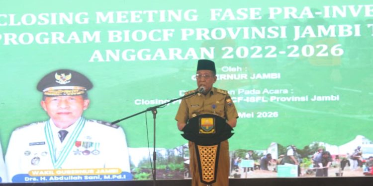 Jambi Bidik Peran Global Lewat Program BioCF-ISFL, Potensi Pendapatan Karbon Capai USD 70 Juta